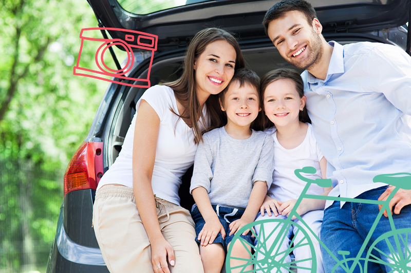 4 consejos para los viajes familiares en auto en carretera