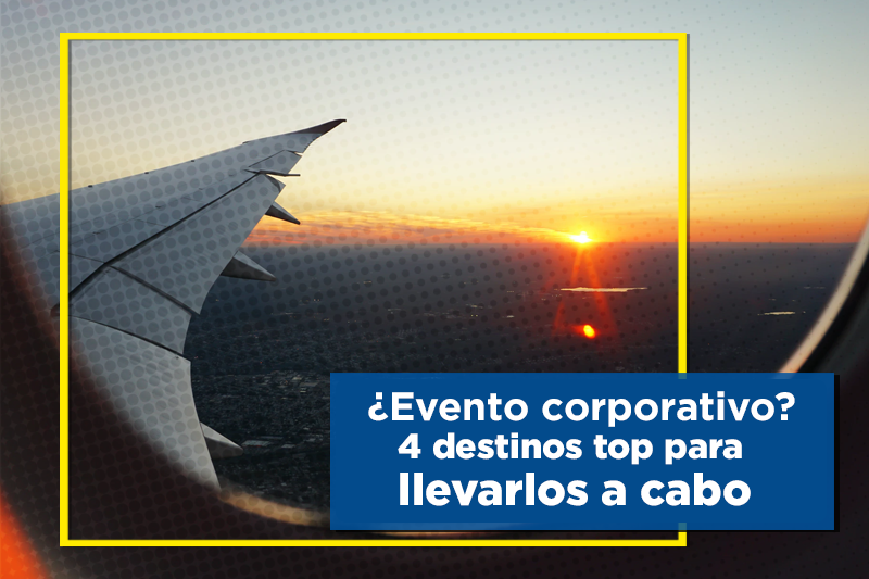 avión para eventos corporativos